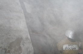 В Богородицком районе ночью загорелся дом