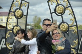 На набережной Упы появилась «Подкова счастья»