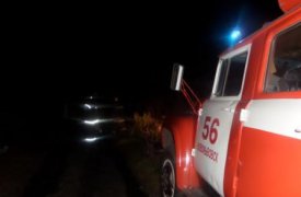 В Кимовске загорелся расселённый барак