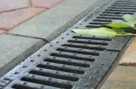 На ул. Первомайской сделали ливневку