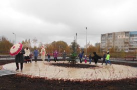 В Скуратово торжественно открыли новый сквер