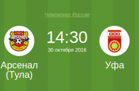 Кто рассудит матч «Арсенал» - «Уфа»?