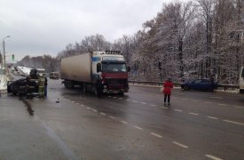 Подробности тройного ДТП с фурой возле Богучарово