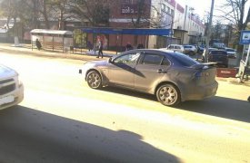 В Алексине  старушка, переходившая дорогу в неположенном месте, попала под колеса