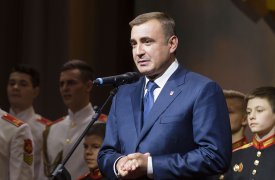 Алексей Дюмин поддержал тульских кадетов на КВНе в Суворовском училище