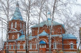 В Воловском районе загорелась церковь