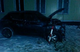 В Туле ночью сгорел очередной автомобиль