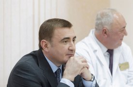 Алексей Дюмин встретился с молодыми врачами Узловской районной больницы