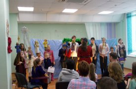 В тульской библиотеке дети показали «Рождественское действо»