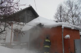 В Богородицке закоптился жилой дом
