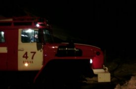 В Дубенском горящий дом тушили 14 человек