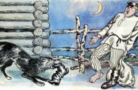 Сказ о том, как гости у хозяйки компьютер похитили