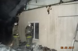Ночью в Киреевском районе сгорел дом