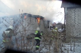 В Плеханово сгорел жилой дом