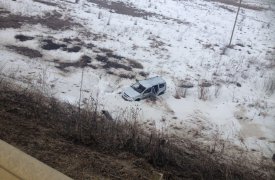 Под Тулой пенсионерка перевернулась на автомобиле