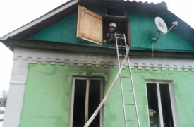 В результате пожара в одном из домов Суворова не осталось живого места