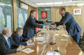 Алексей Дюмин провёл встречу с заместителем министра промышленности и торговли РФ Виктором Евтуховым