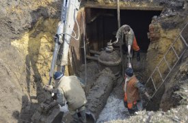 Из-за коммунальной аварии на проспекте Ленина часть Тулы осталась без воды