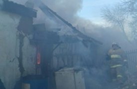 В Богородицком районе сгорел жилой дом