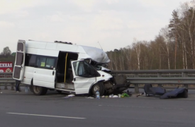 Два пассажира автобуса «Тула-Москва» погибли в страшной аварии (ВИДЕО)