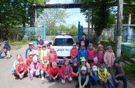 Малышам из косогорского детского сада рассказали о правилах дорожного движения