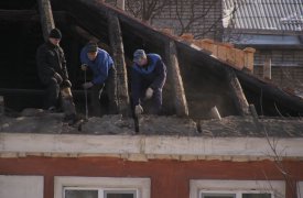 В посёлке Славный Тульской области наконец-то отремонтировали кровли