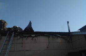 Жители Донского больше не парятся: баня сгорела