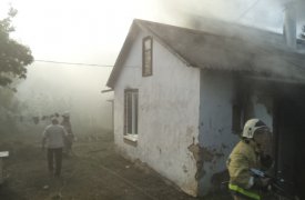 В Щекинском районе сгорел частный дом