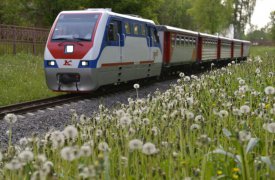 Детская железная дорога в Новомосковске завершит сезон
