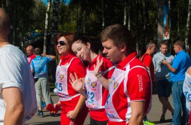 Сотрудники «ТНС энерго Тула» приняли участие в массовом забеге «Кросс нации»