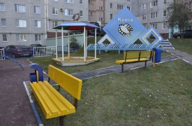 В Заречье завершились работы по созданию тематического двора «Курск»