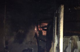 В Тульской области сгорел жилой дом