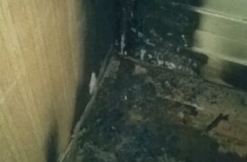 В Туле 8 огнеборцев тушили горящую квартиру