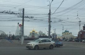 На площади Ленина в Туле заливают «Губернский каток»