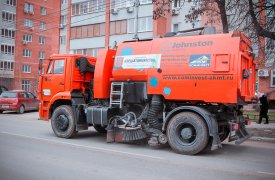 Улицы Тулы убирают пылесосами