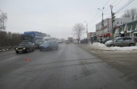 В Туле на Рязанской дама на 