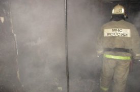 Пожар в кирпичном здании в Тульской области тушили 17 огнеборцев