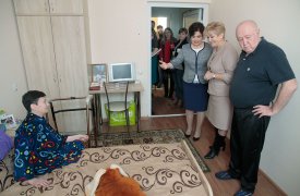 В Воловском районе после капремонта открылся дом-интернат для престарелых и инвалидов