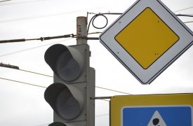 В Туле отключили светофоры на трех перекрестках