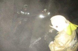 Утром в Туле на ул. Металлистов загорелся дом