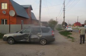 В Туле при столкновении «Приоры» и «Пежо» пострадала 4-летняя девочка