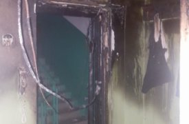 В Туле на ул. М. Тореза загорелась квартира