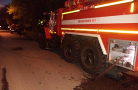 Ночью во время пожара в Щекинском районе мужчина надышался угарным газом