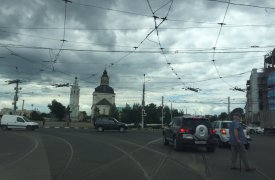 В Туле отключили светофор на пересечении улиц Октябрьской и Луначарского