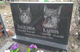 В городском парке Новомосковска уничтожат кладбище домашних животных