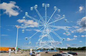 В центре Тулы появится колесо обозрения с видом на кремль и набережную