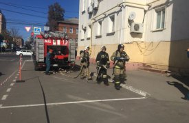 В здании УГИБДД в Туле произошло условное возгорание