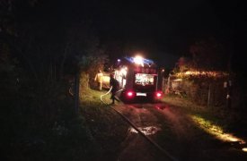 В Туле огонь уничтожил дачу