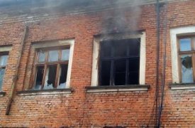 В Кимовске 7 пожарных тушили двухэтажное здание