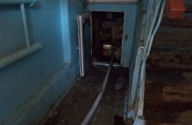 Утечку в системе отопления в одном из домов Центрального округа Тулы устранили